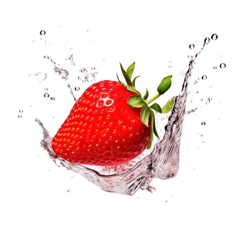 Premium Ai Image Illustration Of Fresh Juicy Strawberry Juices