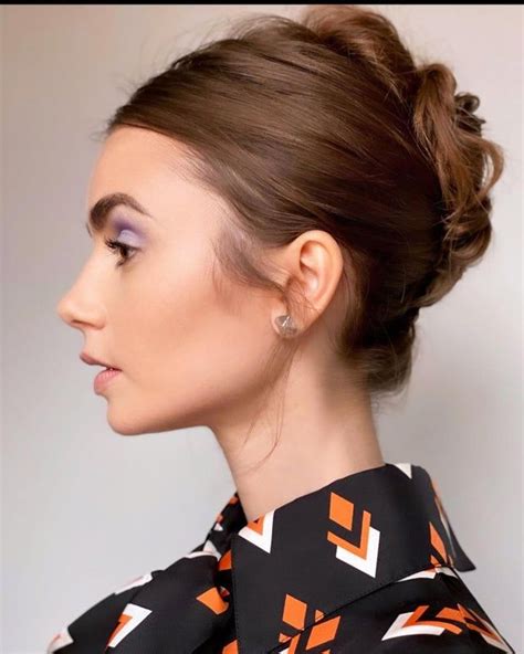 The Best Side Profile Lilycollins Lily Collins Hair Lily Collins