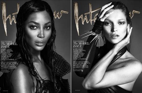 Naomi Campbell Kate Moss And More Iconic Supers Cover Interviews September Model Issue My