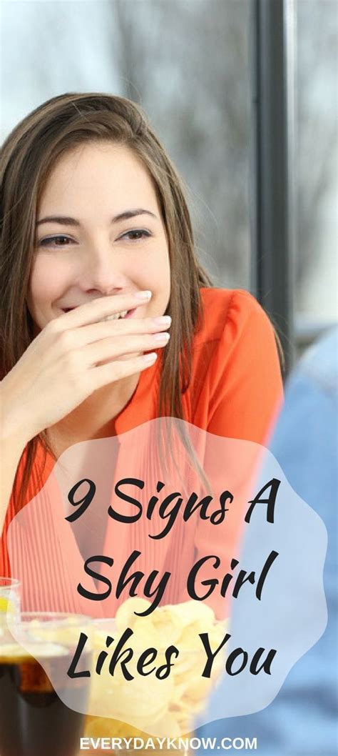 how to know if a shy girl likes you