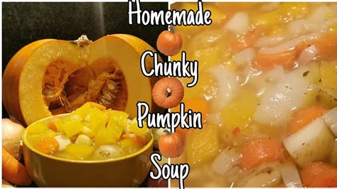 Homemade Chunky Pumpkin Soup Youtube