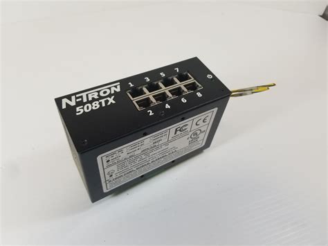 N Tron 508tx 8 Port Industrial Ethernet Switch Ebay