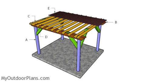 10x12 Pergola Plans Myoutdoorplans Free Woodworking Plans And