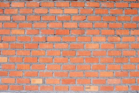 Clay Brick Wall Stock Image Image Of Closeup Design 25951711