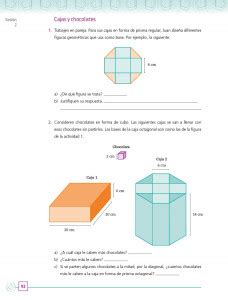 Volumen de prismas ejercicio para introducción de clase. Volumen de prismas - Ayuda para tu tarea de Matemáticas SEP Secundaria Segundo - Respuestas y ...