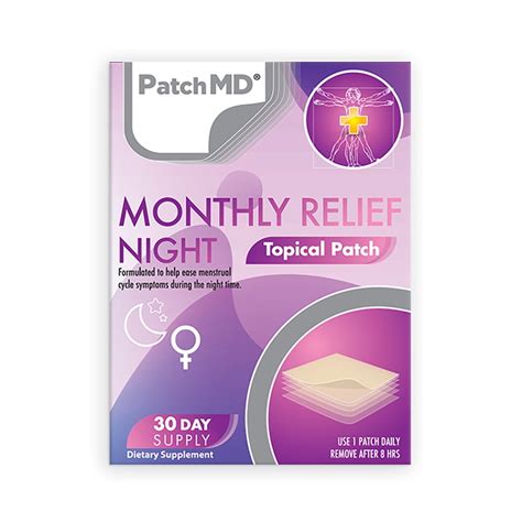 Patchmd Pms Night Topical Patch 30 Day Supply