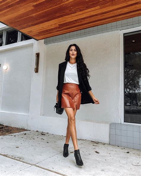 Leather Skirt Outfit Ideas For Fall And Winter Lulus Fashion