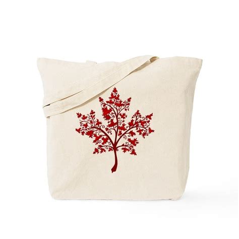 Canadian Maple Leaf Tree Tote Bag By Visions From The Shadows Cafepress