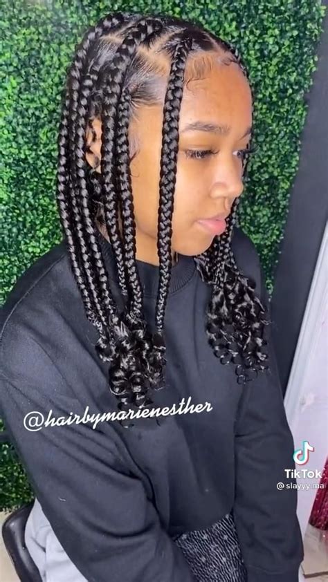 Braiding hair is easy to do but can be tricky to learn. coi leray braids💕 Video in 2021 | Natural hair box ...