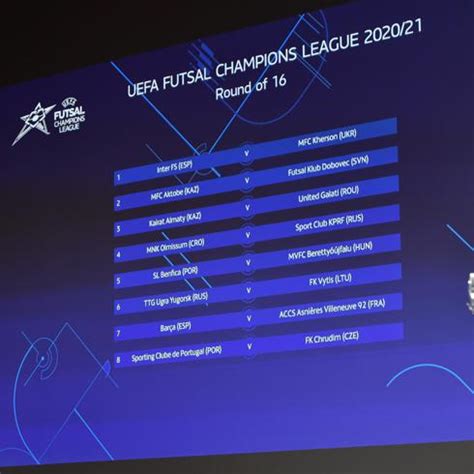 Pela primeira vez, o campeonato europeu foi disputado por 24 seleções ocorrendo assim a expansão do formato de 16. Sorteio dos oitavos-de-final da Futsal Champions League ...