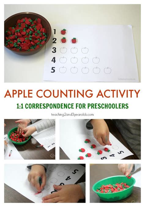 Add Some Simple One To One Correspondence To Your Preschool Fall