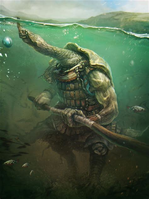 Ninja turtle by Sergey Vasnev | Creatures from Dreams | Mythical ...