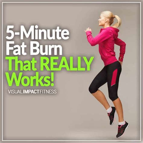 5 Minute Fat Burn Its Real And It Works
