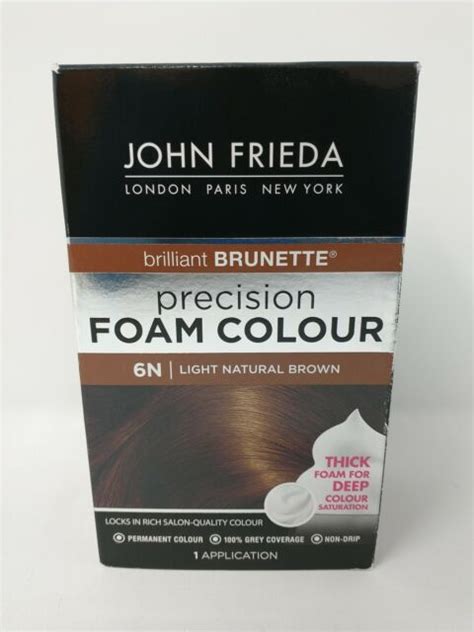 John Frieda Brilliant Brunette Precision Foam Hair Color Light Natural