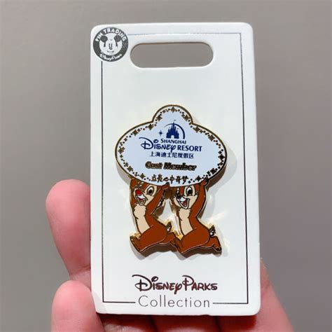Shdr Disney Pin 2019 Chip And Dale Shanghai Disneyland Exclusive Ebay