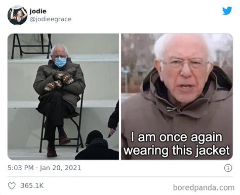 40 Of The Funniest Memes People Created After Bernie Sanders Was Captured Sitting Alone During