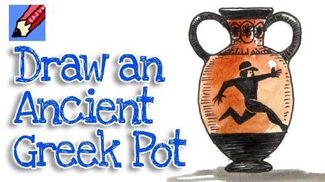 How To Draw An Ancient Greek Pot Real Easy Step By Step Amphora