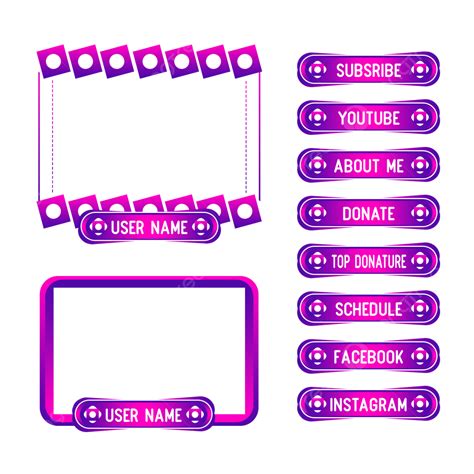Twitch Overlay Design Png Picture Twitch Overlay Pack Design 8