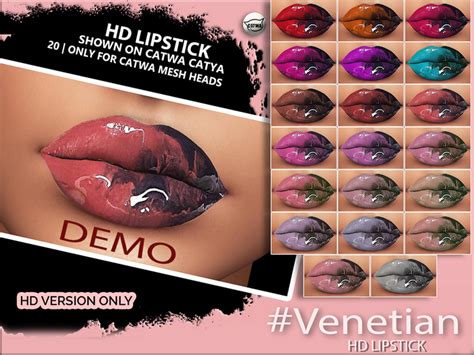 second life marketplace sintiklia lipstick venetian catwa hd demo