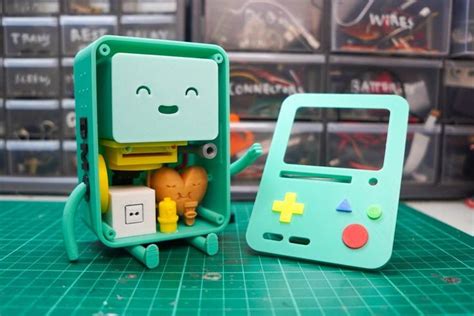 Incredible 3d Printed Model Of Bmo From Adventure Time With Accurate
