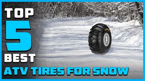 Top 5 Best Atv Tires For Snow And Mudice Plowing Review 2023 All