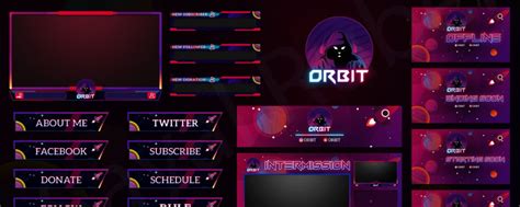 Premium Twitch Overlay Sayal Rubel Internet Games Display Banners