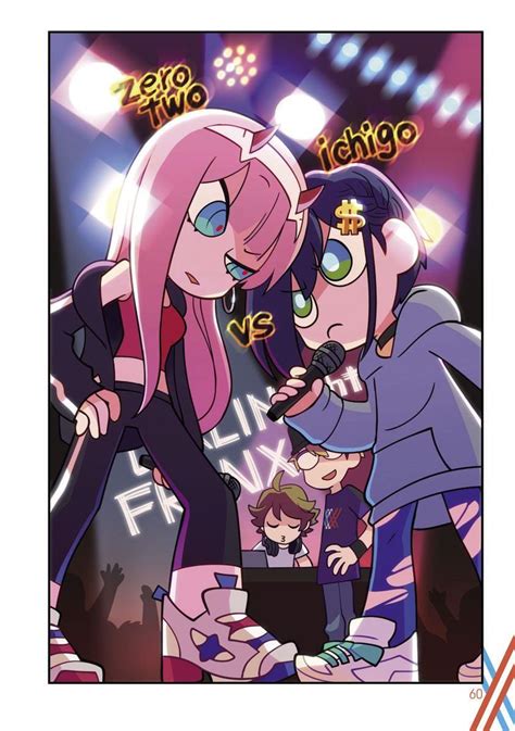 Zero Two Vs Ichigo 🎤 Anime One Anime Chibi Querida No Franxx Yandere