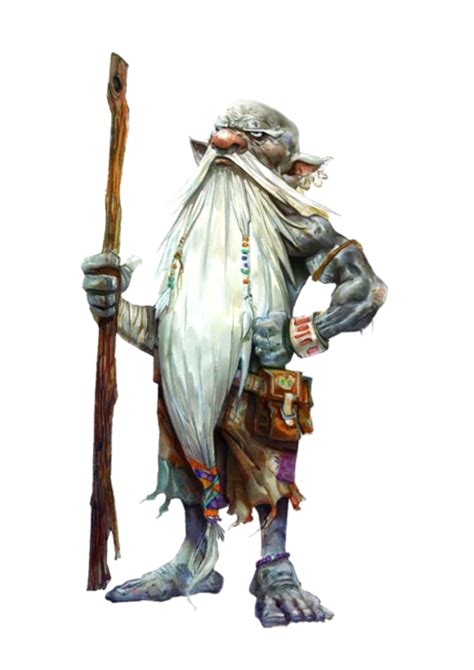 Male Svirfneblin Rock Gnome Wizard Cleric Elder Pathfinder 2e