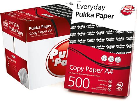 Pukka Everyday A4 White Copy Paper 80gsm 500 Sheets 1 Ream Amazon