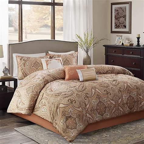 Yvette Comforter Set In Coral Bed Bath And Beyond Canada