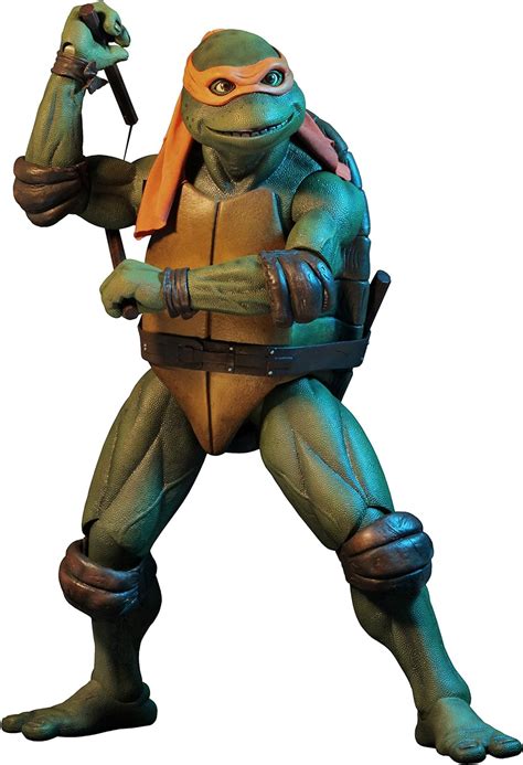 Neca Teenage Mutant Ninja Turtles Michelangelo 14 Scale Action Figure