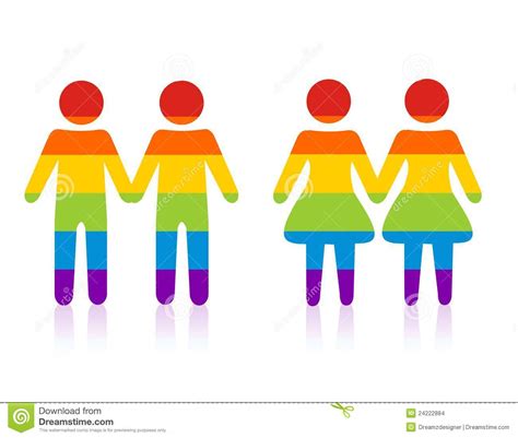 Gay Couple Stock Vector Illustration Of Community Liberation 24222884
