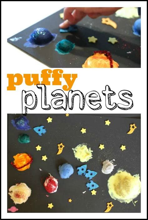 Puffy Planets Space Crafts For Kids Planet Crafts Space Crafts
