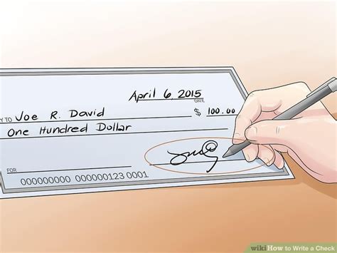 How To Write A Check 6 Steps With Pictures Wikihow
