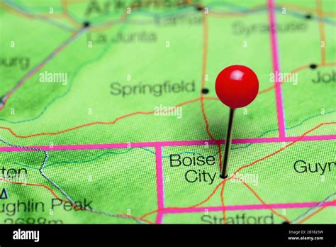 Map Of Boise City Hi Res Stock Photography And Images Alamy