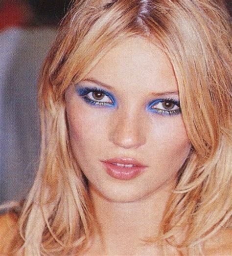 💗🍌 On Instagram “kate Moss In Vogue Germany Feb 1996 🦋🦋” Pretty Makeup Hair Makeup Blue