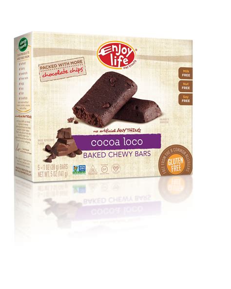 Enjoy Life Cocoa Loco Baked Chewy Bars 1 Oz 5 Count Pack Of 6