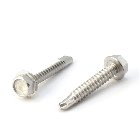 The Cimple Co 100pc Stainless Steel Self Drilling Tapping Screws 14