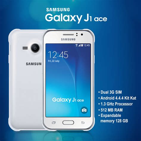 Sensors on the phone include accelerometer, ambient light sensor, gyroscope, and proximity sensor. Celular Libre Samsung Galaxy J1 Ace 4.3