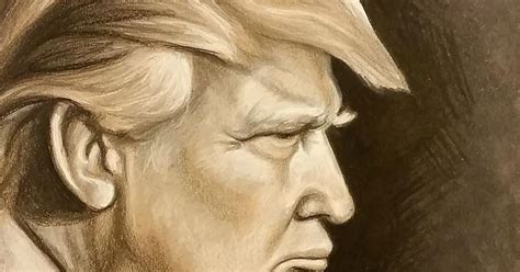 Donald Trump Portrait By Heather Wilder 2015 Imgur