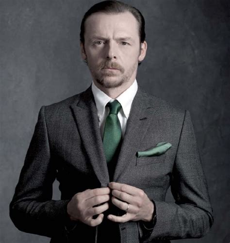 Simon Pegg Hes So Sexy Suddenly — Its All About The Suit
