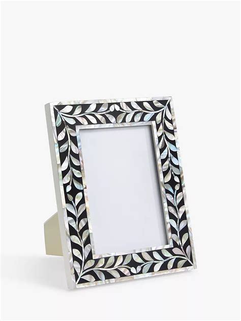 john lewis mother of pearl photo frame blue 5 x 7 13 x 18cm