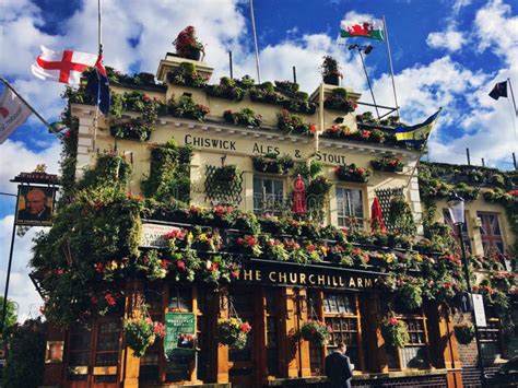 The Churchill Arms Pub Editorial Image Image Of Tourism 98136740