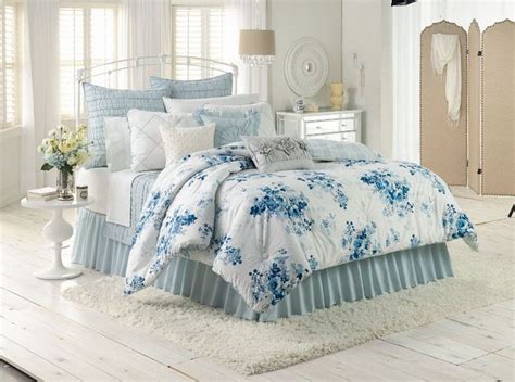 See more ideas about blue comforter sets, comforter sets, navy blue comforter sets. Lauren Conrad Forget Me Not Blue Floral Comforter Set Twin ...