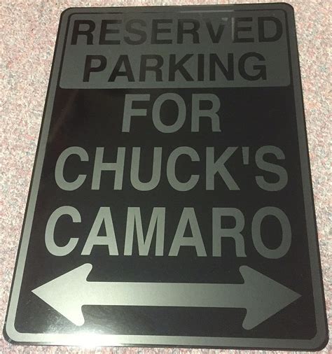 Silver On Black Personalized Reserved Parking Sign