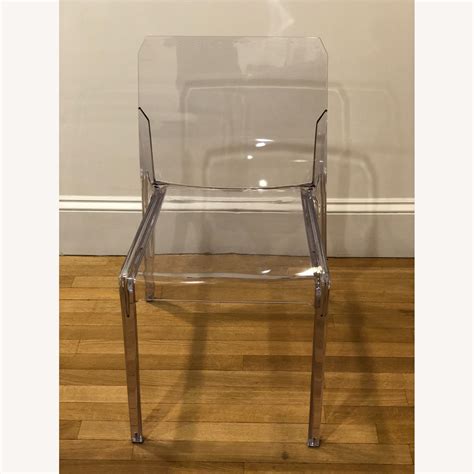 Cb2 Bolla Clear Acrylic Dining Chair Aptdeco