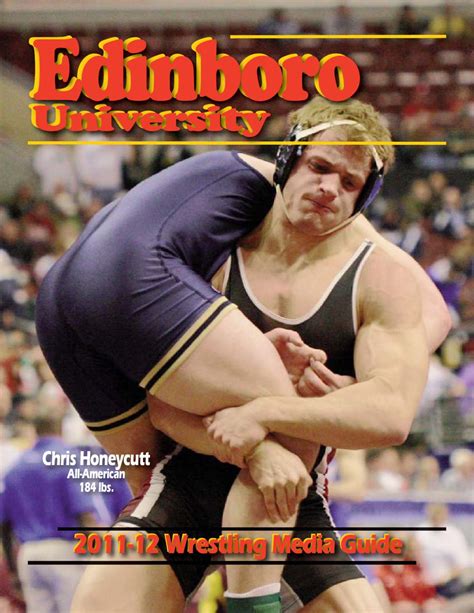 2011 12 Edinboro Wrestling Media Guide By Edinboro University Issuu