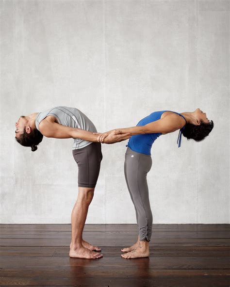 six yoga poses to perform while working out with a partner couples yoga poses yoga poses for