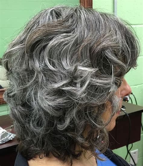30 Grey Balayage Curly Hair Fashionblog