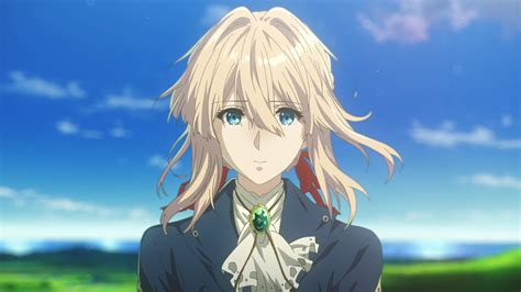 Blonde Anime Anime Girls Anime Screenshot Violet Evergarden